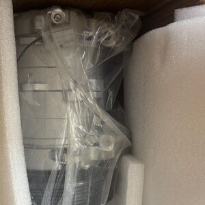 Industrial Silver and Black Machine Part